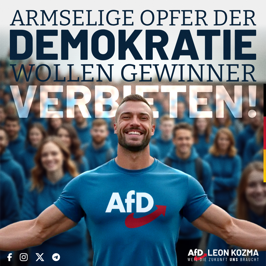 ARMESELIGE OPFER DER DEMOKRATIE WOLLEN GEWINNER VERBIETEN!